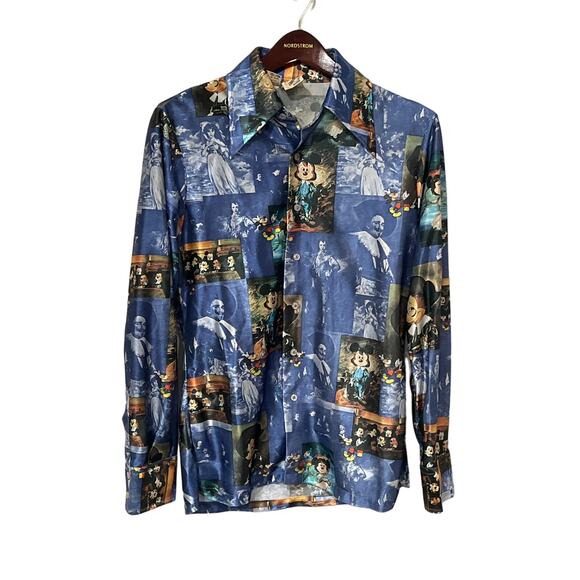 Vintage Mickey Mouse,‎ Kennington, Buttonup Shirt, Medium, 1139G
